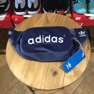 Adidas Plush Velour Fanny pack. Cross body bag.